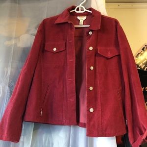 Red Corduroy Jacket